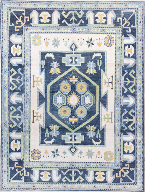 Vintage Oushak Area Rug (8' x 10')